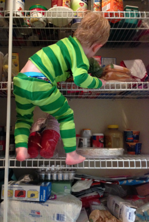 Cameron in Pantry